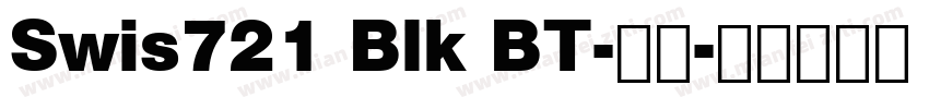 Swis721 Blk BT-常规字体转换